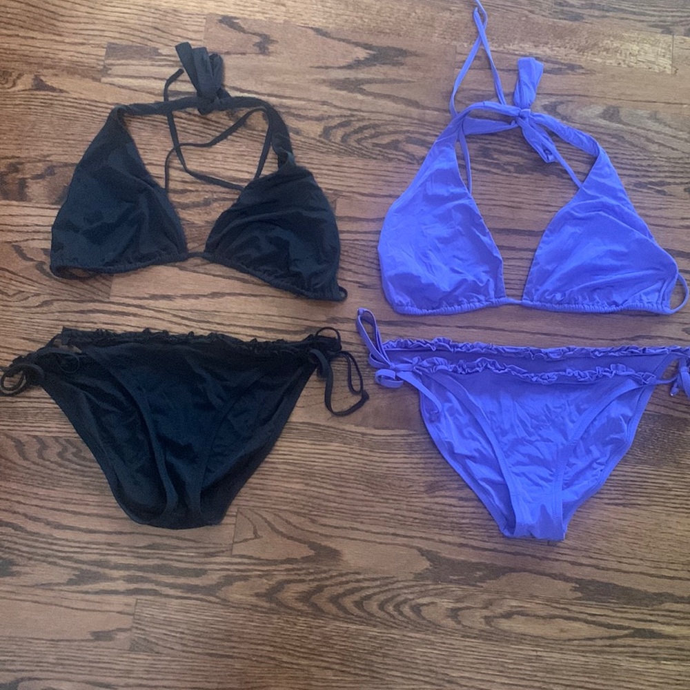 2 J. Crew string bikinis
